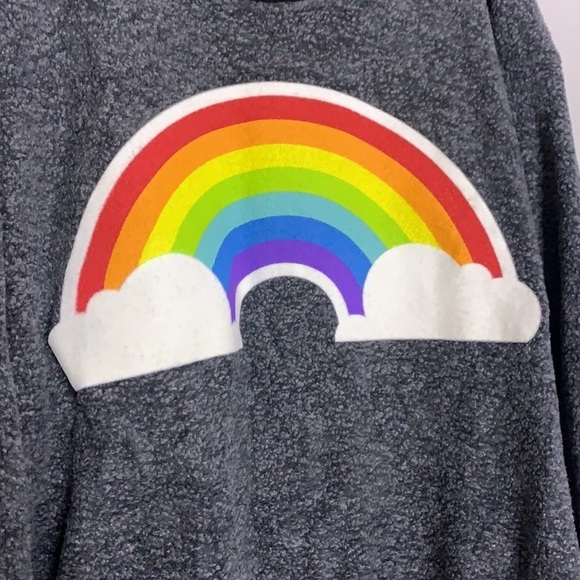 Wildfox Fleece over the rainbow dreams Come True Sweatshirt small New with tag - Picture 3 of 6